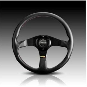Volant - MOMO - Tuner 320 - Couleur Noir - Qualité Supérieure - Design Sportif