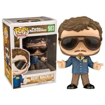 Figurine Funko Pop! Parks and Recreation : Bert Macklin