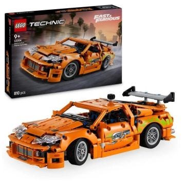 LEGO Technic 42204 Fast and Furious Toyota Supra MK4 - Jouet voiture pour garçon dès 9 ans