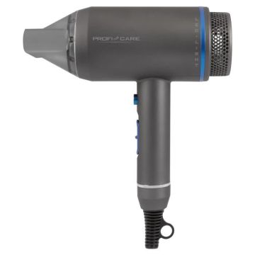 Sèche-cheveux ionique professionnel 3 niveaux de température Eclairage LED Proficare HT 30821800WGris 08204