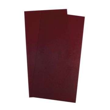 Cire à décorer, rouge vin, 20x10cm, 2 pces