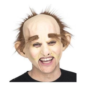 Masque de Calvitie avec des très longs Sourcils