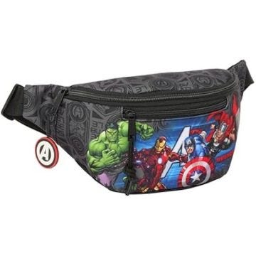 Sac Banane - SAFTA - Avengers Vendetta - Poche extérieure - Confortable - Pour Enfants