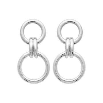 Boucles d'Oreilles femme - BRILLAXIS - Boucles d'oreilles Brillaxis argent huit - Couleur de la matière:Blanc