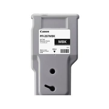 CANON Réservoir d'encre original PFI-207 MBK - 300 ml - Noir mat