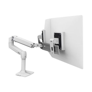 Support Écran - Ergotron - LX Desk Dual Direct Arm - Blanc - Jusqu'à 32 pouces - Kit de montage complet
