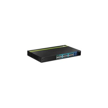 TRENDNET Commutateur Ethernet TPE-2840WS 24 Ports Gérable - 2 Couches supportées - 1U Haut - Montable en rack