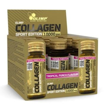 Collagène Olimp Sport Nutrition - Collagen Sport Edition Shot - Tropical Punch Pack de 9