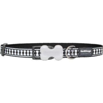 Red Dingo Collier réfléchissant pour chien Noir 20-32 cm