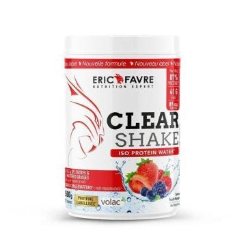 Clear whey Eric Favre - Clear Shake - Fruits Rouges 500g