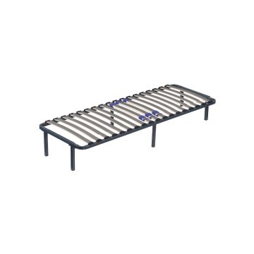 Cadre lattes renforc pour matelas 120x190 cm - Noir
