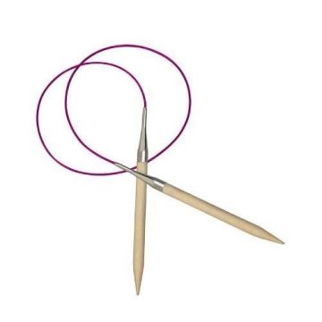 KnitPro 120 cm x 10 mm-Basix Aiguilles circulaires fixes en bouleau - KP35357