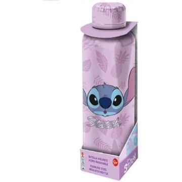 Bouteille - STOR - Stitch Palms - Acier inoxydable - 515 ml - Réutilisable