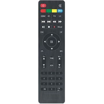 WISI Télécommande d'origine pour récepteur TNTSAT boitier TV modèle OR17