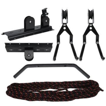 Qiilu Supports de chargement de levage de plafond Cintre de Plafond de Vélo Crochet Mural de Rangement de Vélo Cargo Support de