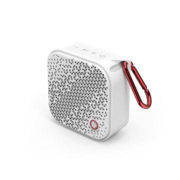 Enceinte Bluetooth® HAMA Pocket 2.0 étanche 3,5 W blanche - Lecteur audio réseau sans fil