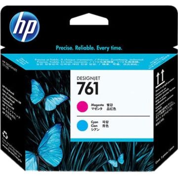 HP Tête d'impression 761 - Pack de 1 - Magenta / Cyan