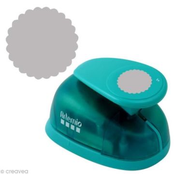 Perforatrice jumbo Cercle dentellé - ARTEMIO - 7,6 cm - Adulte - Mixte
