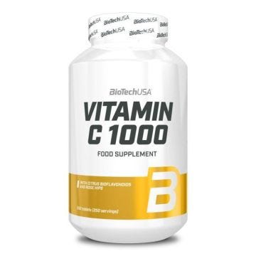 Vitamine C BioTech USA - Vitamin C 1000 - 250 Comprimés