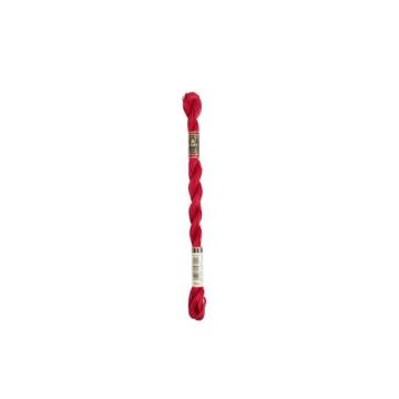 Fil - DMC - Coton Perlé Small N8 - Rouge - 100% coton - 25 mètres