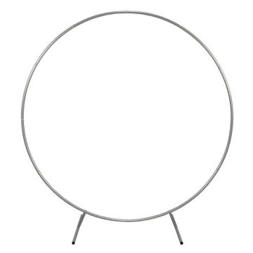 Arche Circulaire à Décorer pour Mariage - 200cm - Argentée
