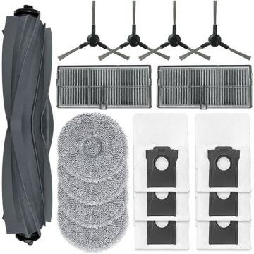 Pour Dreame X30 ultra,Dreame L10s Pro Ultra Heat-Kit, 1 brosse principale, 4 brosses latérales, 2 filtres, 4 serpillières NOVAGO