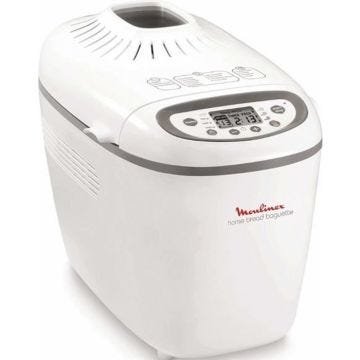 MOULINEX Machine à pain Home Bread Baguettes - 16 programmes - Capacité 1,5 kg - Blanc