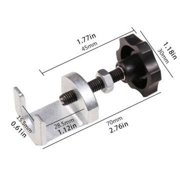 Extracteur de bras d'essuie-glace Outil spécial de retrait de bras d'essuie-glace de voiture, argent Extracteur de bras d'essuie-glace Outil spécial de retrait de bras d'essuie-glace de voiture, argent