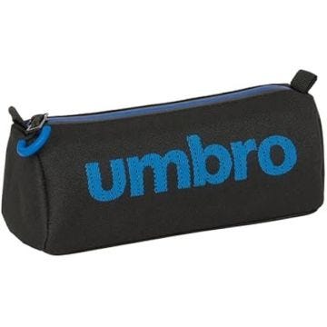 Trousse - SAFTA - Umbro Jet Black - Avec Fermeture Éclair - Compartiment - Pour Enfants Scolaires