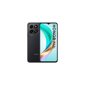 HONOR X6b 4G 4Go 128Go Noir 6.56” TFTLCD 90Hz MediaTek Helio G85 5200 mAh Smartphone