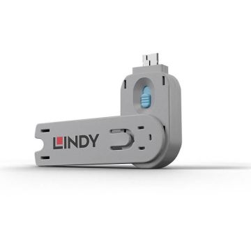 LINDY Clé pour bloqueur de port USB type A, bleu