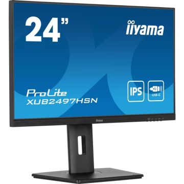 PROLITE XUB2497HSN-B1 Moniteur IPS 24'' avec USB-C dock et RJ45 ( LAN )