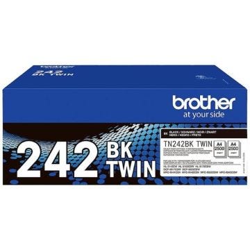 Cartouche de toner - Brother - TN-242BKTWIN - Noir - Pack de 2 - 2500 pages