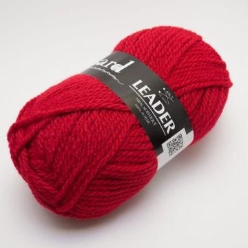 Pelote de laine Leader 099 Rouge - Plassard - Laine Intemporelle - Acrylique - 1 pelote