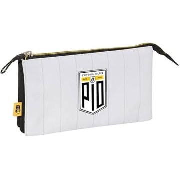 Safta Kings League Pío Trousse Triple pour Enfant, idéale pour Les Enfants d'âge Scolaire, Confortable et Polyvalente, qualité et