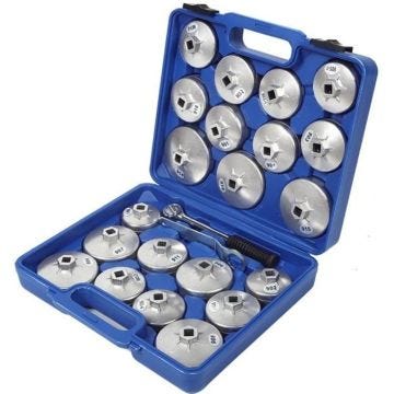 Jeu de clés pour filtre à huile Kit d'outil de dissolvant professionnel de prise de clé de chapeau de retrait de filtre à huile