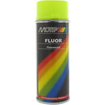 Bombe de peinture Motip Jaune fluo 400ml M04022 auto pour moto scooter