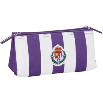 Trousse Scolaire - SAFTA - Real Valladolid - Fermeture Éclair - Pour Enfants - Mixte