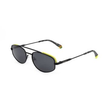 Lunettes de Soleil Polaroid PLD 6130/S 55/18/145 08A BLACK GREY STAINLESS STEEL UNISEX PLD SUN PLD 6130/S 08A 55 18 145