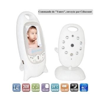 Bébé Vidéo Babyphone-Moniteur Bébé sans Fil avec Caméra Surveillance 2.0”Ecran &Vision de la Nuit (VB601) envoyer de FBC Yunre","i