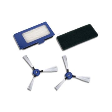 PIECES ASPIRATEUR NETTOYEUR PETIT ELECTROMENAGER ZR710101 BROSSETTES LATERALES X2 + FILTRES