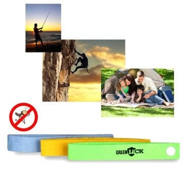 Bracelet Anti-moustique -10 unites--Bleu-Unique