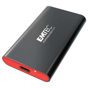 Disque SSD externe X210 Elite 128Go - EMTEC - USB-C 3.2 Gen 2 - Résistant aux chocs et anti-vibration