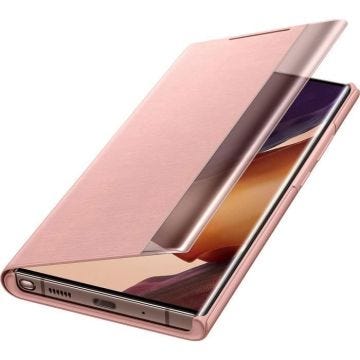 Etui Clear View bronze Note20 Ultra