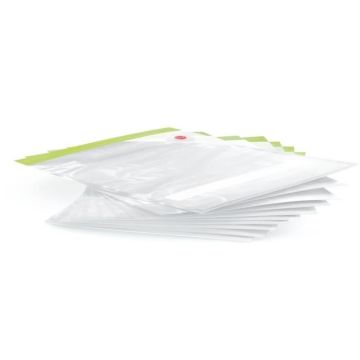 Sacs de congélation - BOSCH - MSZV0FB3 - Lot de 3 - 3,8 L - Fermeture à glissière sous vide