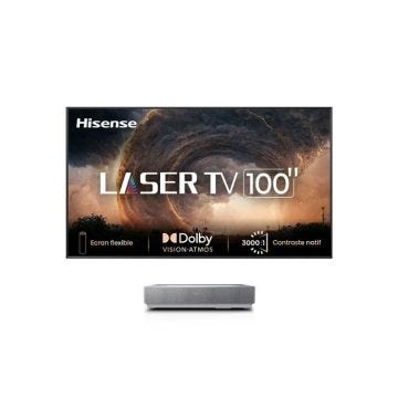 Vidéoprojecteur - Hisense - 100L5ND - Laser TV - Ultra HD 4K - Gris