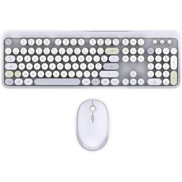 Clavier et souris sans fil - Mobility Lab - Modèle ergonomique - 2.4Ghz - Capteur optique - Noir