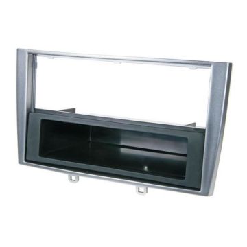 Facade autoradio - ADNAuto - FA437AVP - Peugeot 308/308SW - Argent - 1Din - Récepteur CD