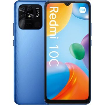 Xiaomi Redmi 10C Smartphone 4Go 64Go Bleu 6,71" 18W 5000mAh Snapdragon 680 Double SIM Caméra Rsolution 50MP