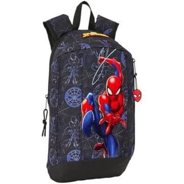 Mini sac à dos - SAFTA - Spiderman - Rouge - Enfant - Synthétique